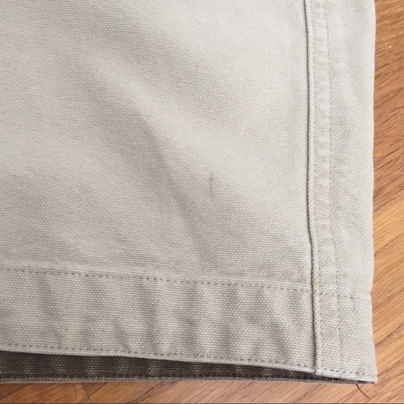 (Sold) REI Canvas Cream Hiking Workwear Utility Style Shorts (34) - Picture 9 of 10